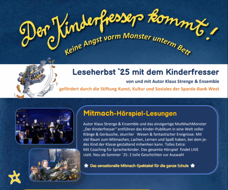 Leseherbst 2025 - Bewerbungsphase MutMachMonster