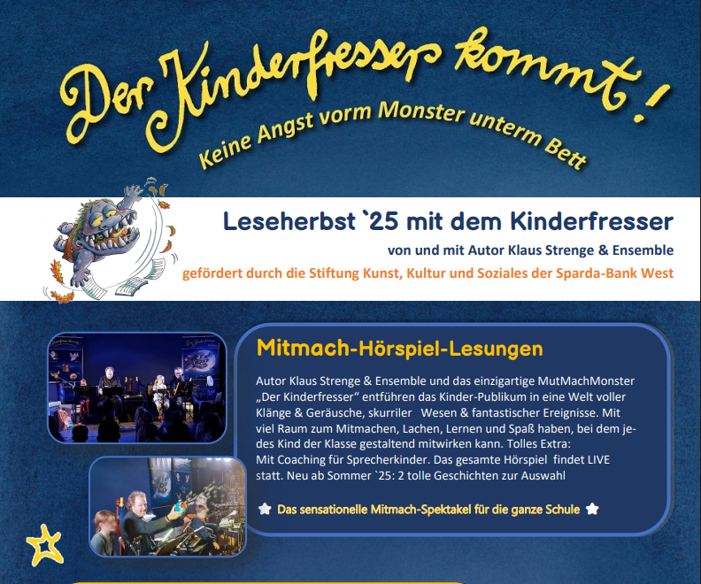 Leseherbst 2025 - Bewerbungsphase MutMachMonster